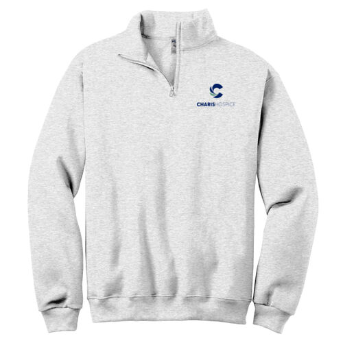 LC - NuBlend ® 1/4 Zip Cadet Collar Sweatshirt Thumbnail
